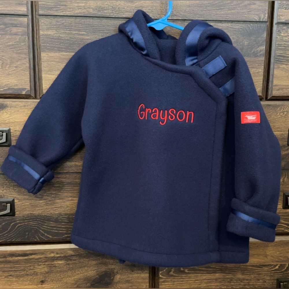 American Widgeon Fleece with “Grayson” monogram
